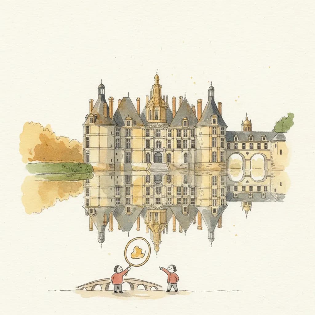 Château d'Azay-le-Rideau — le miroir sur l'Indre, reflet parfait du « diamant »