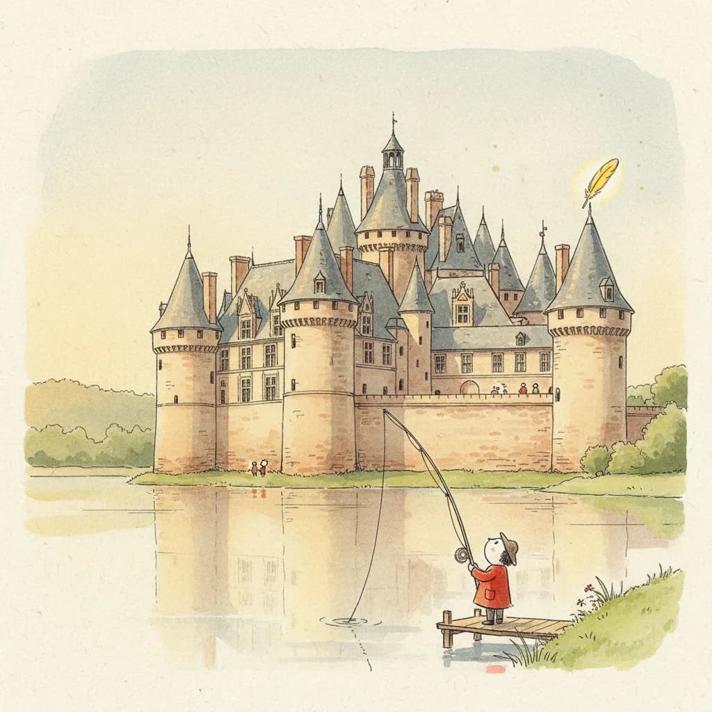 Château de Pierrefonds — la forteresse de conte de fées au bord du lac