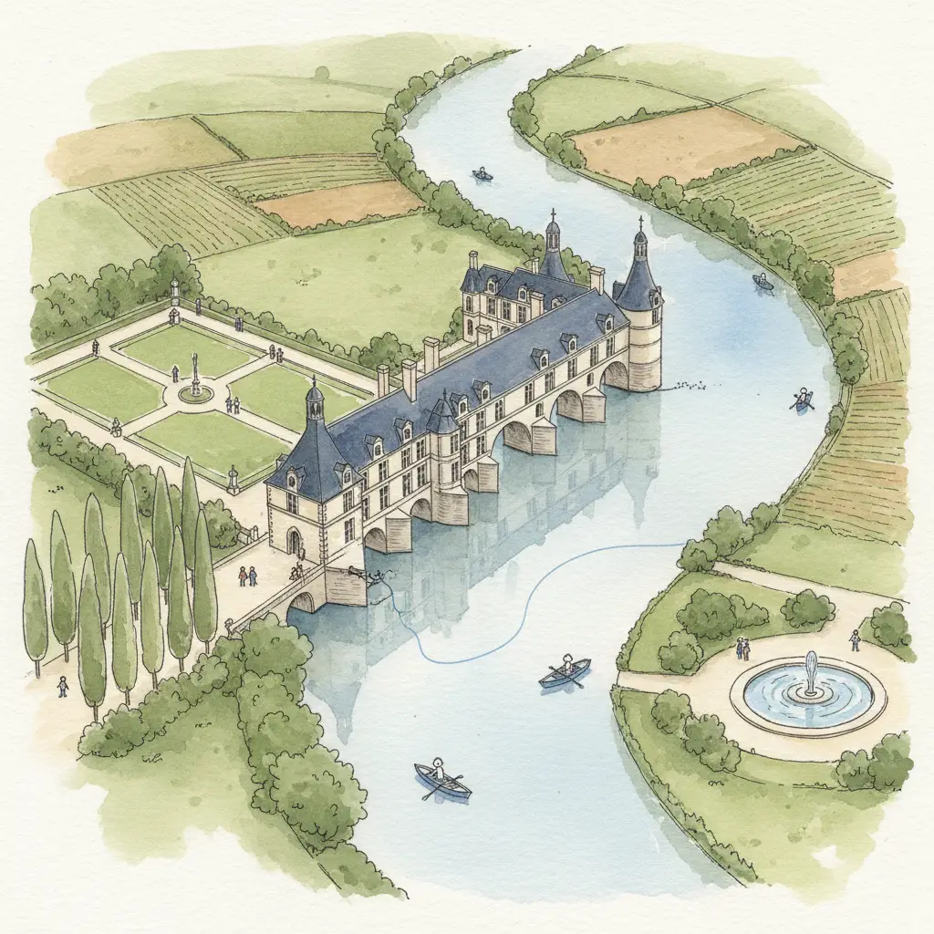 Le Château de Chenonceau — Le Château des Dames sur le Cher — photo 5