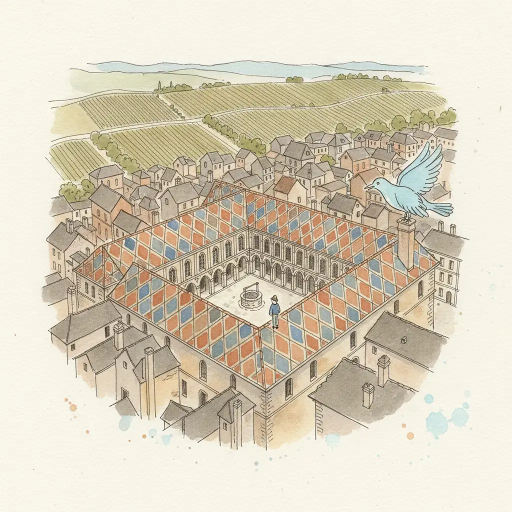 Les Hospices de Beaune — L'Hôtel-Dieu aux toits polychromes — photo 5