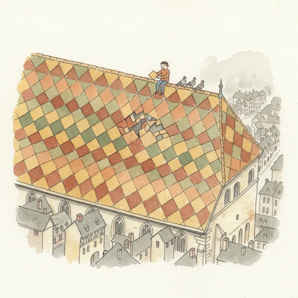 Les Hospices de Beaune — L'Hôtel-Dieu aux toits polychromes — photo 2