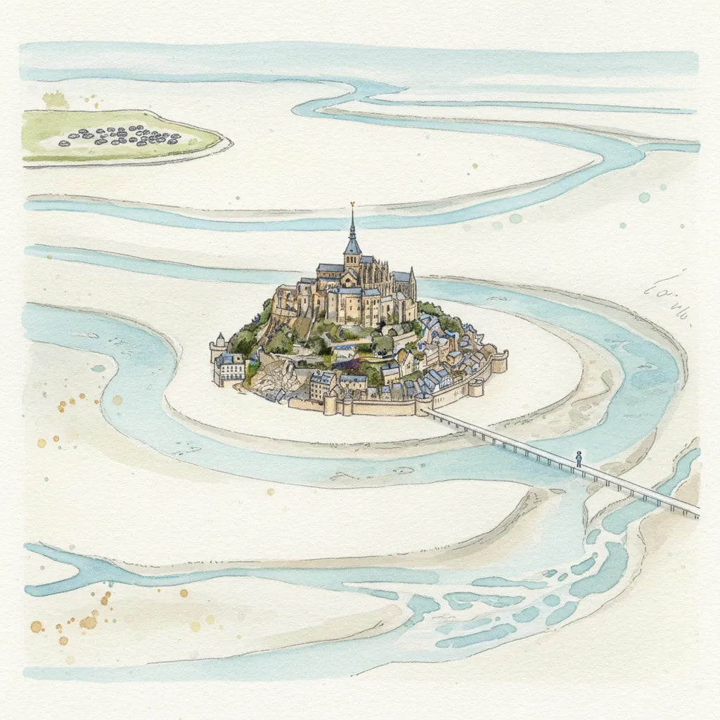 Le Mont-Saint-Michel — Abbaye millénaire sur l'île sacrée — photo 5