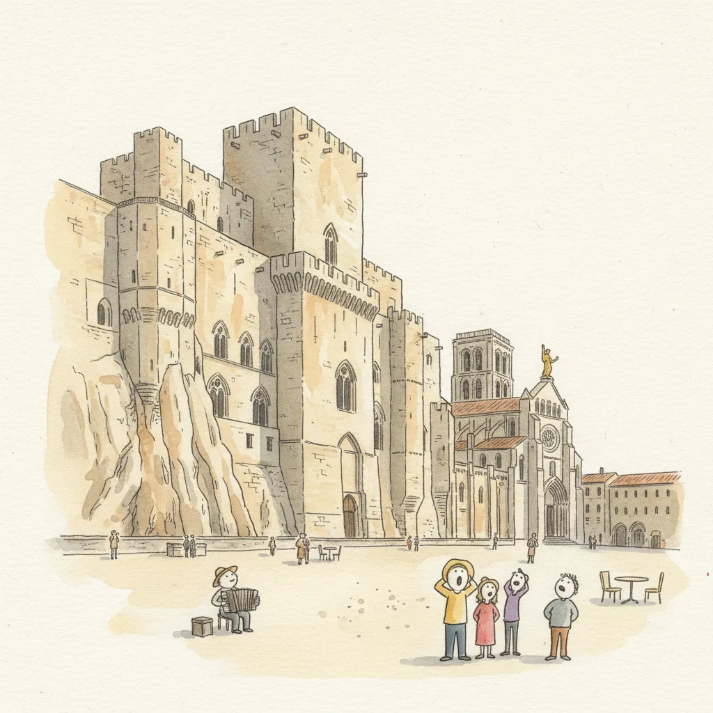 Le Palais des Papes — Plus grand palais gothique du monde